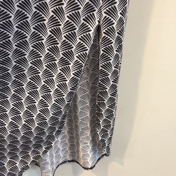 H&M Black & White Button Down Shirt Dress Small - Picture 7 of 8